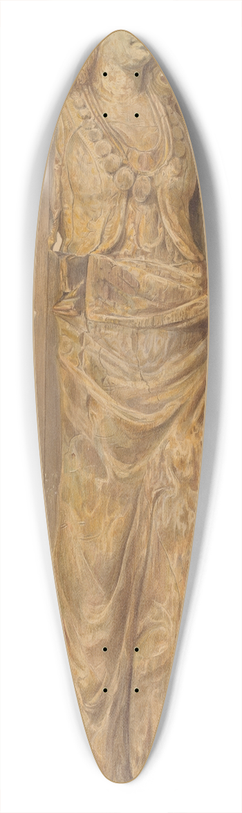 Howard Weld - Circus Wagon Figure 39.3 inch art pintail longboard deck