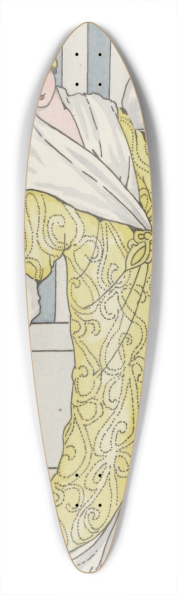 H. Robert Dammy - Manteau de velours 39.3 inch art pintail longboard deck
