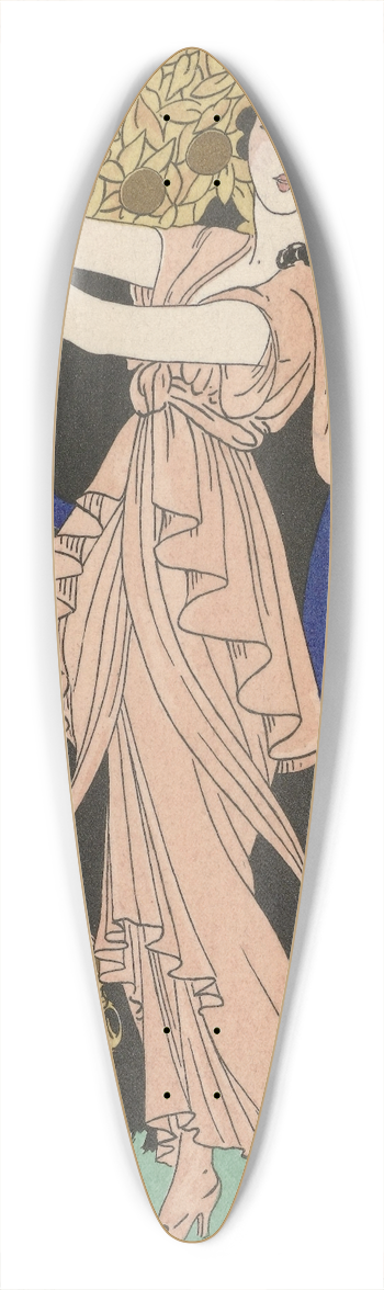 H. Robert Dammy - Robe de bal 39.3 inch art pintail longboard deck