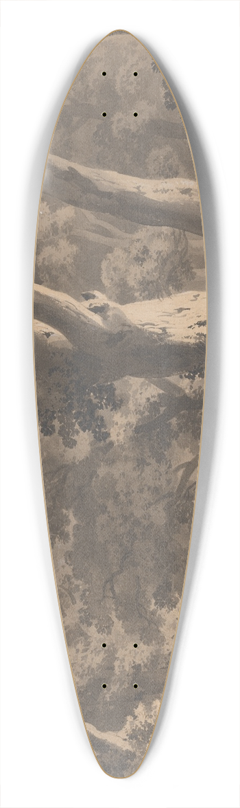 Hugh William Williams - Wychwood Forest 39.3 inch art pintail longboard deck