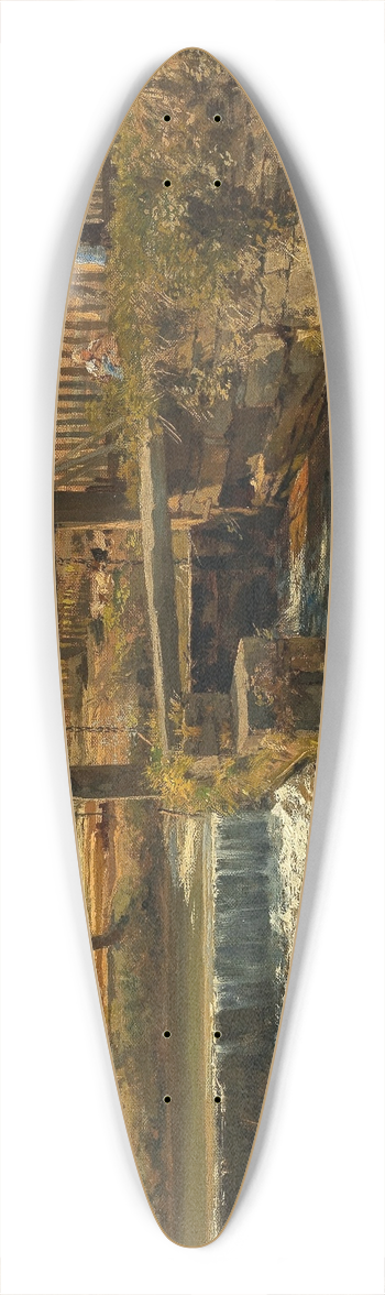 Hugo Darnaut - A Weir 39.3 inch art pintail longboard deck
