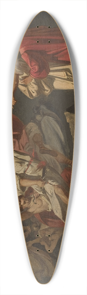 Ignacy Gierdziejewski - Dante and Vergil 39.3 inch art pintail longboard deck