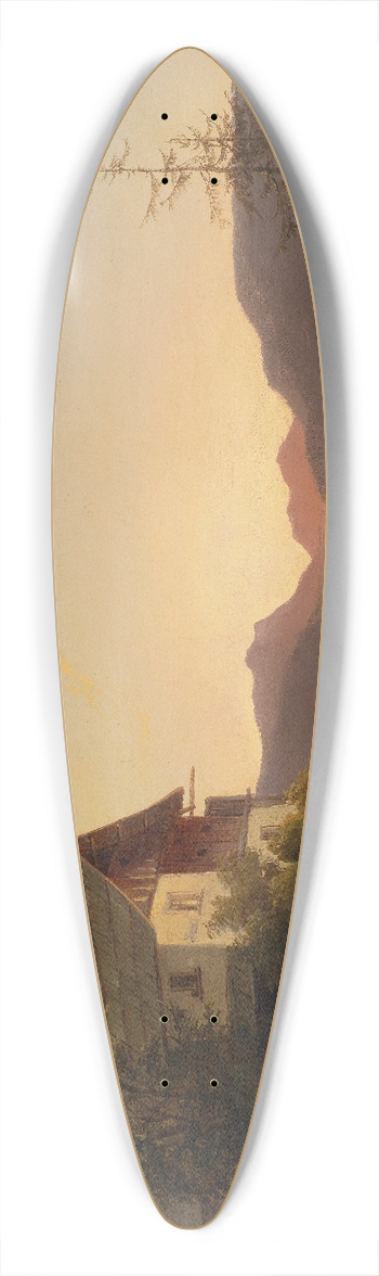 Ignaz Raffalt - Abendstimmung 39.3 inch art pintail longboard deck