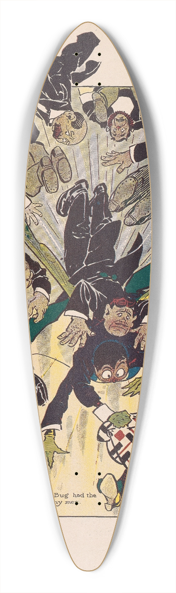 Ike Morgan - The Woggle-Bug book Pl.07 39.3 inch art pintail longboard deck
