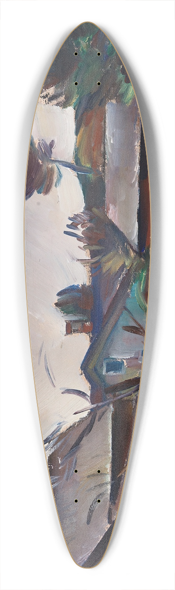 Ilmari Aalto - Aihe Suursaaresta 39.3 inch art pintail longboard deck