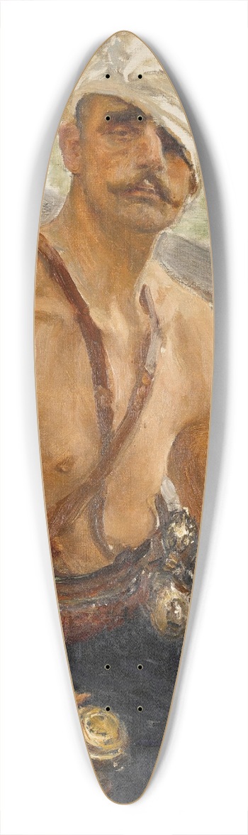 Ilya Efimovich Repin - Black Sea Cossack 39.3 inch art pintail longboard deck