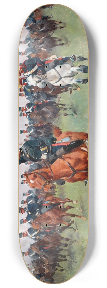 Jos Cusachs - The Cavalry Approaches 8.25 inch art skate deck