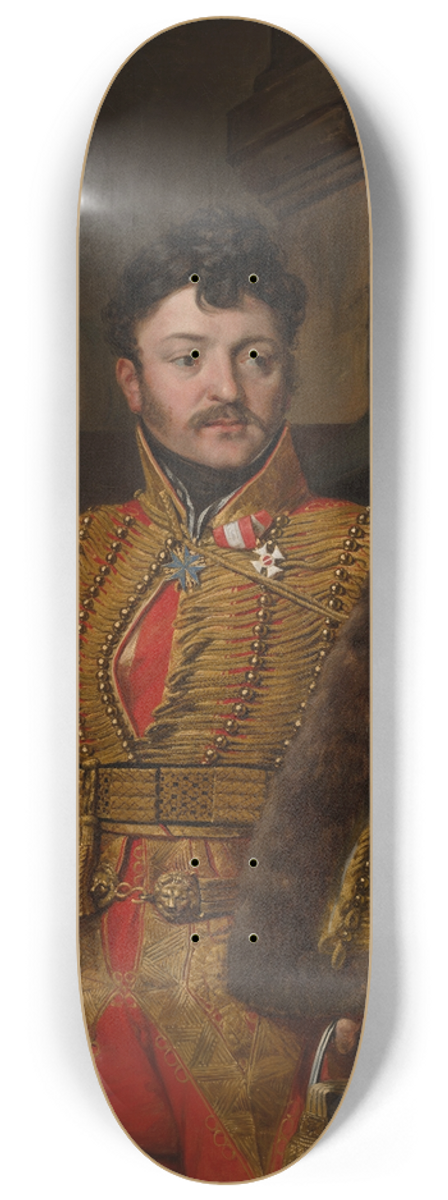 Josef Abel - Der k.k. Feldmarschalleutnant Ferdinand Graf von Wartensleben 8.25 inch art skate deck