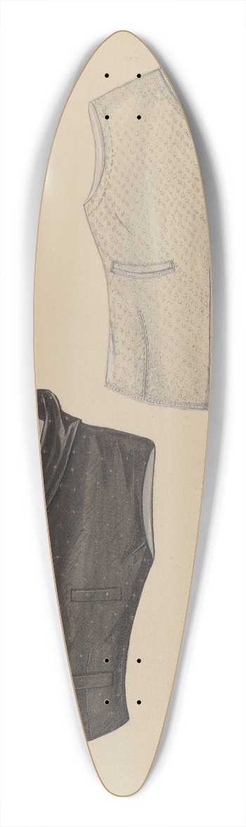 Isabelle De Strange - Waistcoats 39.3 inch art pintail longboard deck
