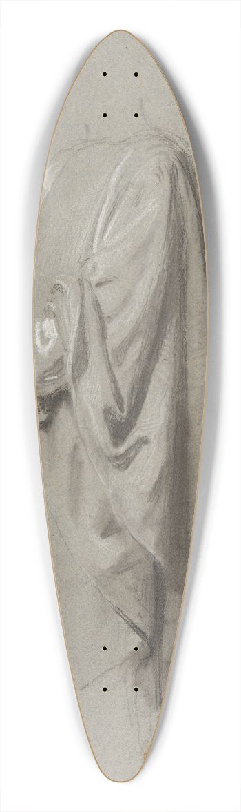 Isidore Pils - Drapery Study for a Cleric 39.3 inch art pintail longboard deck