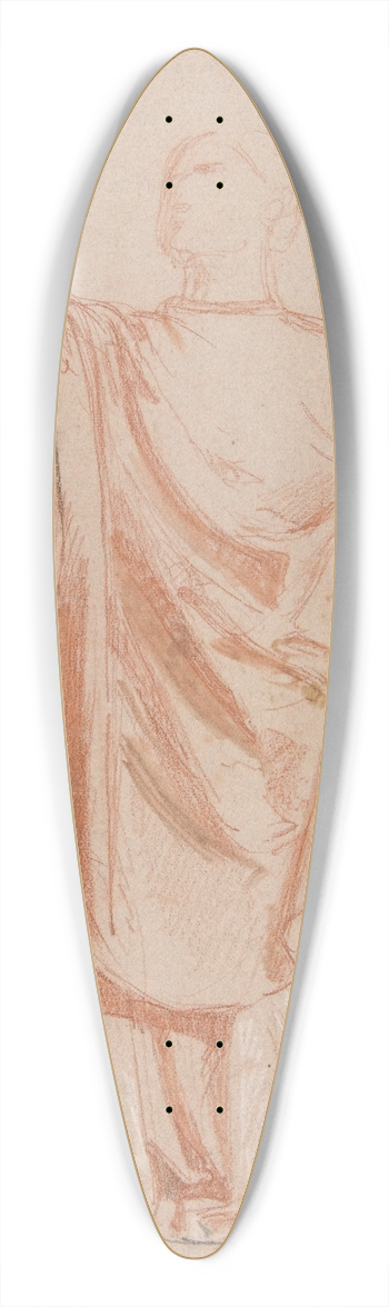 Isidore Pils - Study for Saint Remi 39.3 inch art pintail longboard deck