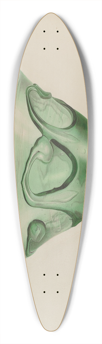 Isidore Steinberg - Bowl 39.3 inch art pintail longboard deck