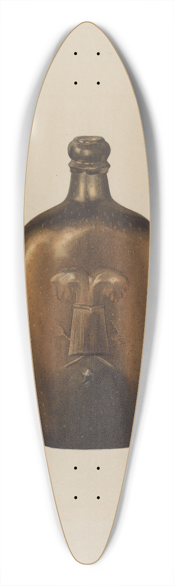 Isidore Steinberg - Flask 39.3 inch art pintail longboard deck