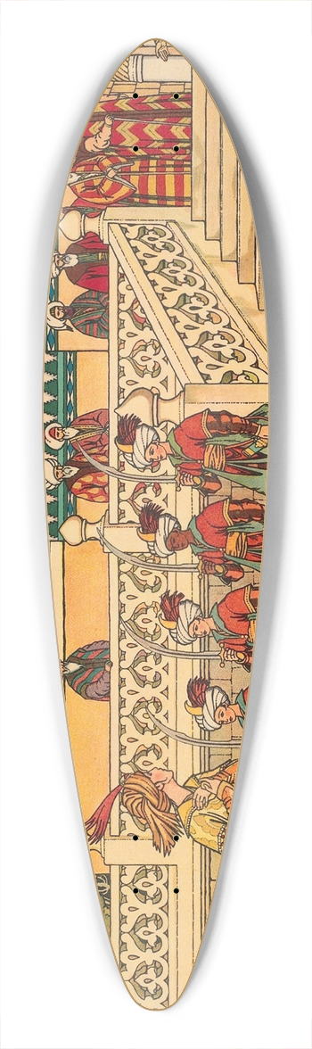 Ivan Bilibin - Arabian nights 39.3 inch art pintail longboard deck