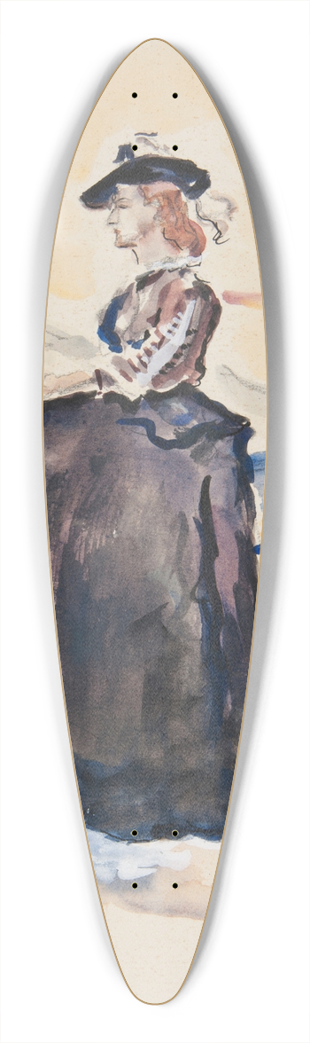 Ivan Ivanec - Amazonka na koniu w stroju historycznym 39.3 inch art pintail longboard deck