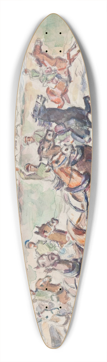Ivan Ivanec - Oddzia artylerii konnej w galopie 39.3 inch art pintail longboard deck