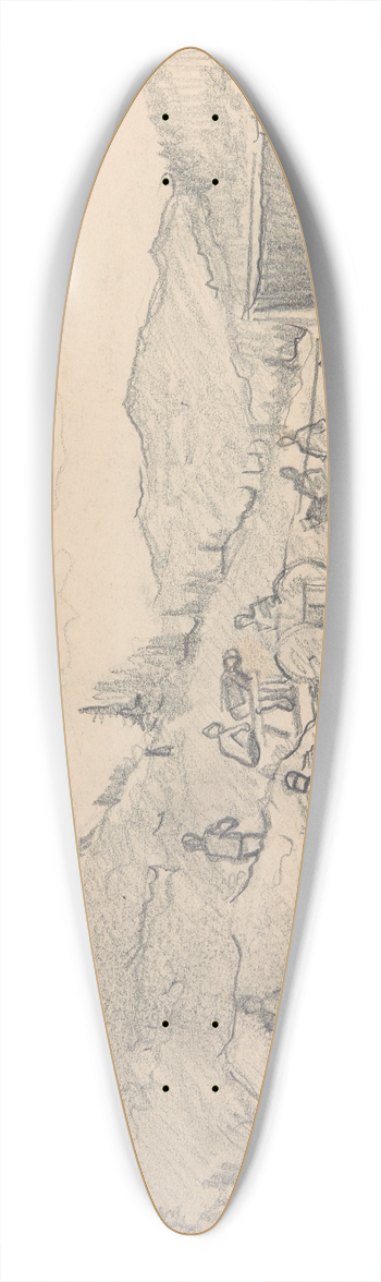 Ivan Ivanec - W grskim kamienioomie 39.3 inch art pintail longboard deck
