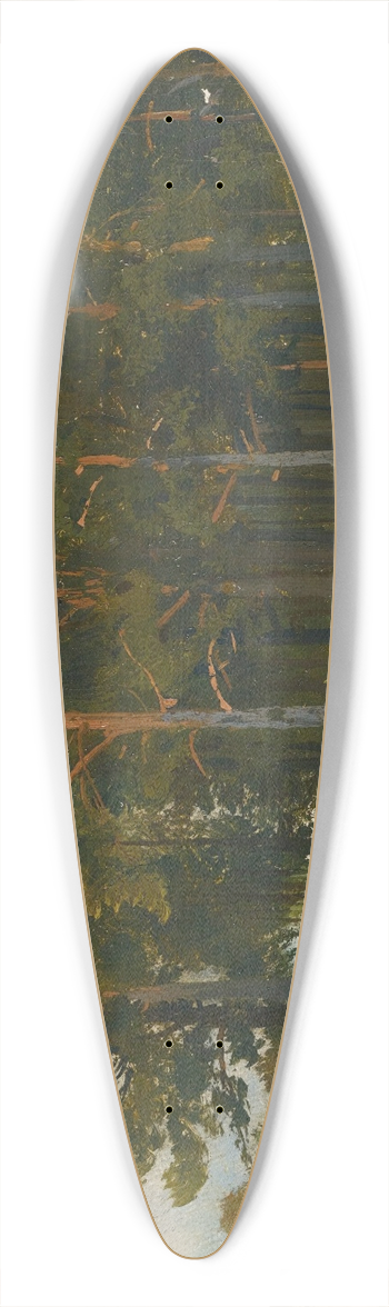 Ivan Ivanovich Shishkin - Pine Forest 39.3 inch art pintail longboard deck