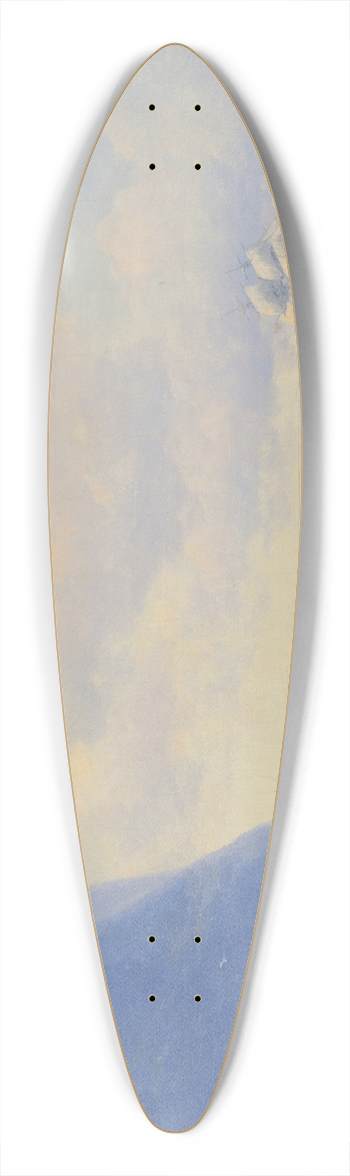 Ivan Konstantinovich Aivazovsky - Ship At Sea 39.3 inch art pintail longboard deck