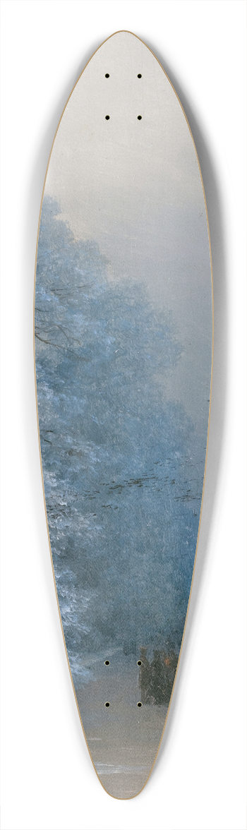 Ivan Konstantinovich Aivazovsky - Winter Landscape 39.3 inch art pintail longboard deck