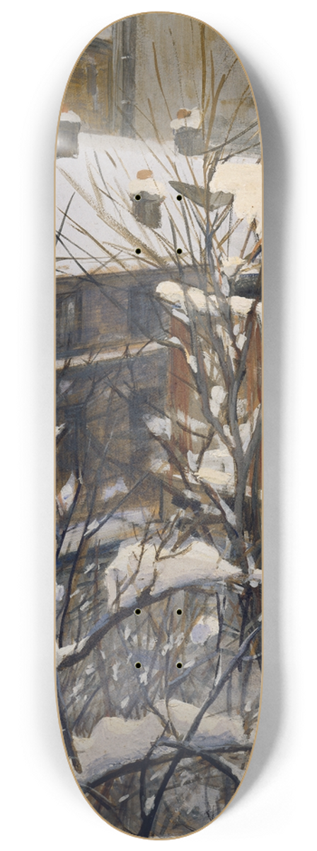 Josef Engelhart - Blick Aus Meinem Fenster 8.25 inch art skate deck