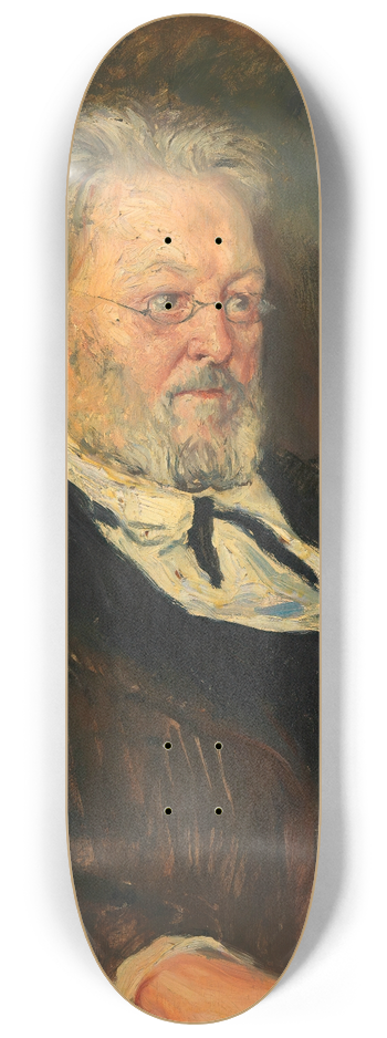 Josef Engelhart - Ludwig Speidel Schriftsteller 8.25 inch art skate deck