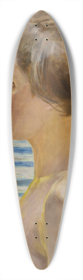 Jacek Malczewski - Springtime 39.3 inch art pintail longboard deck