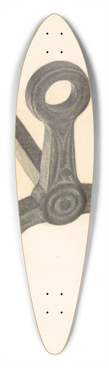 Jack Staloff - Andiron 39.3 inch art pintail longboard deck