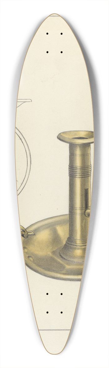 Jack Staloff - Candlestick 39.3 inch art pintail longboard deck