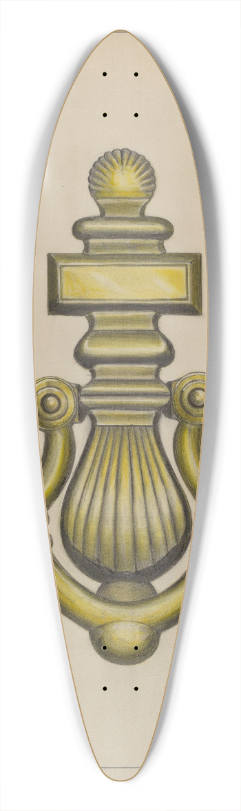 Jack Staloff - Door Knocker 39.3 inch art pintail longboard deck