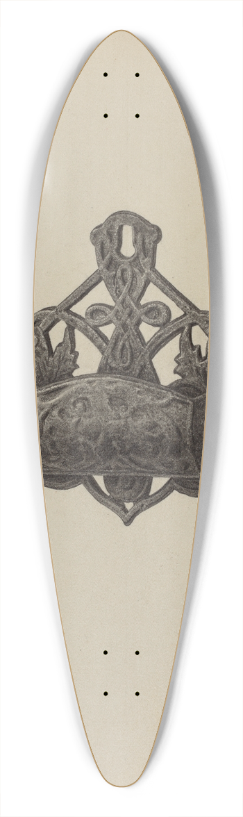 Jack Staloff - Match Safe 39.3 inch art pintail longboard deck