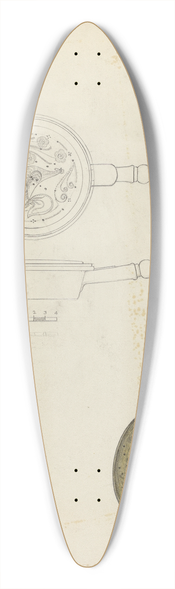 Jack Staloff - Warmer 39.3 inch art pintail longboard deck