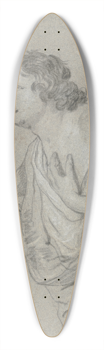 Jacob Adriaensz Backer - Young man, looking up 39.3 inch art pintail longboard deck