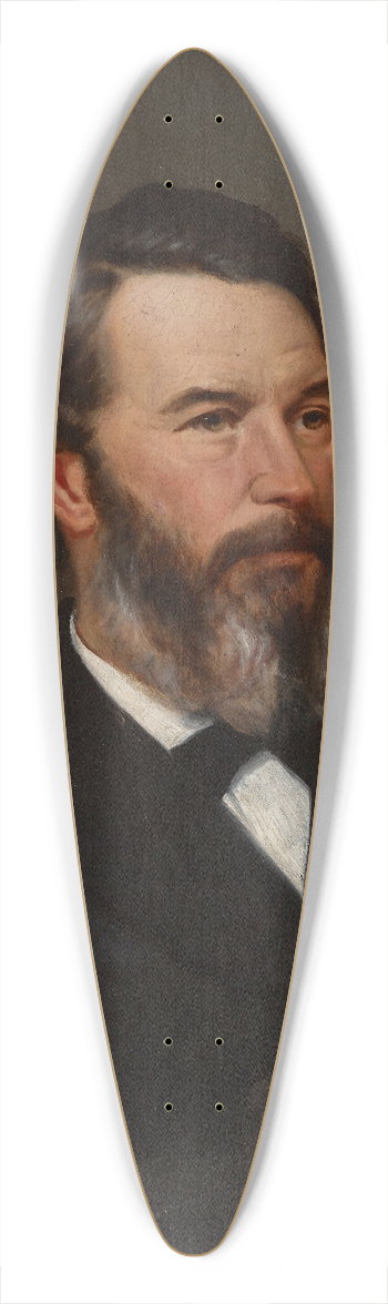 Jacob Cox - Portrait of a Man 39.3 inch art pintail longboard deck