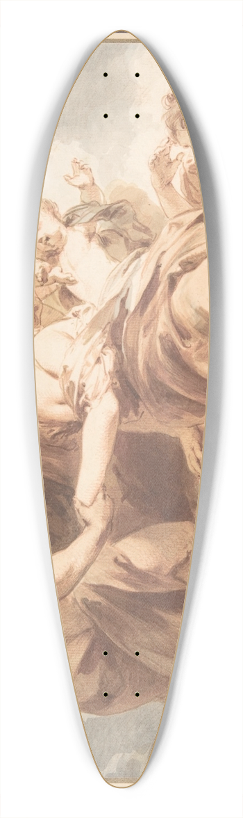 Jacob de Wit - Apollo and Thetis 39.3 inch art pintail longboard deck