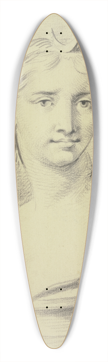 Jacob de Wit - Bust of Diana 39.3 inch art pintail longboard deck