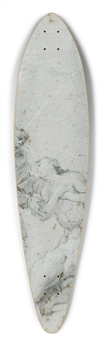 Jacob de Wit - De schepping van Eva 39.3 inch art pintail longboard deck