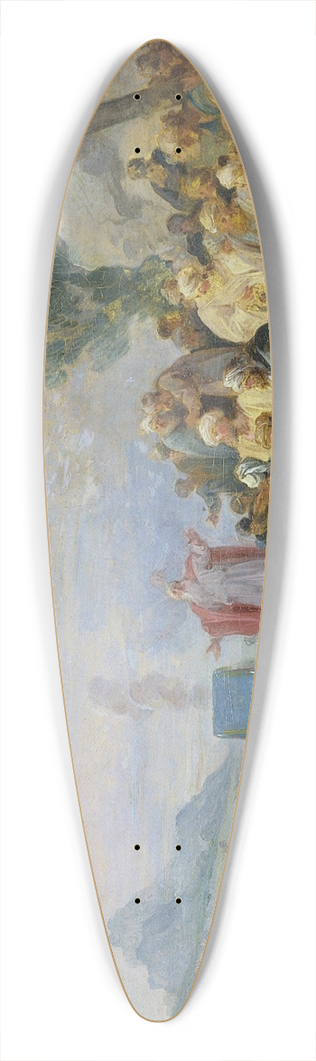 Jacob de Wit - Moses Choosing the seventy Elders 39.3 inch art pintail longboard deck