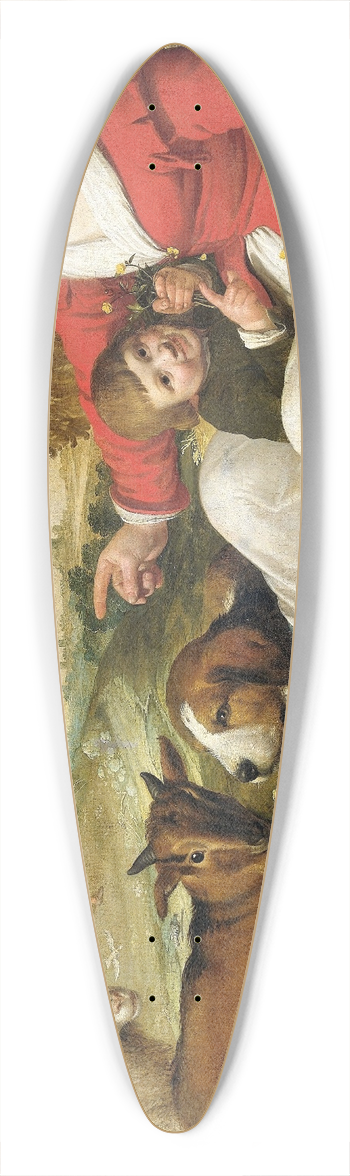 Jacob Gerritsz Cuyp - The Shepherdess 39.3 inch art pintail longboard deck