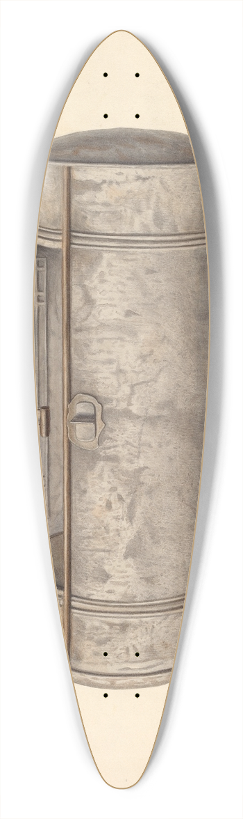 Jacob Gielens - Candle Box 39.3 inch art pintail longboard deck