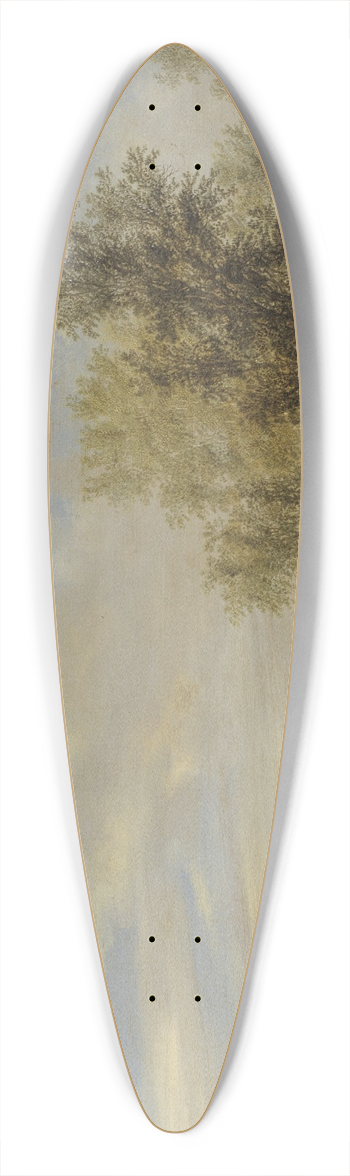 Jacob Salomonsz. van Ruysdael - River Landscape 39.3 inch art pintail longboard deck