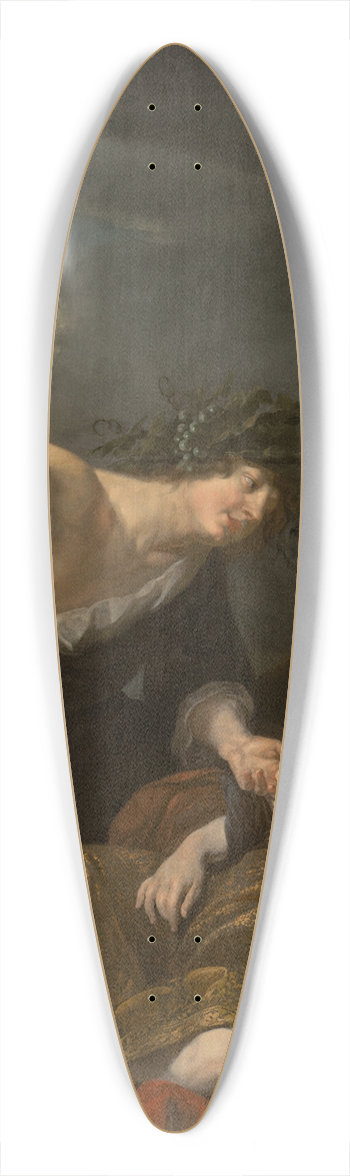 Jacob Van Loo - Bacchus andAriadne 39.3 inch art pintail longboard deck