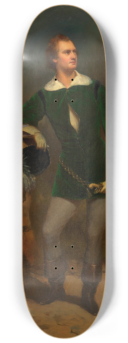 Josef Matthias Aigner - Ludwig Gabillon, Schauspieler 8.25 inch art skate deck