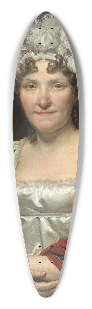 Jacques Louis David - Madame David 39.3 inch art pintail longboard deck