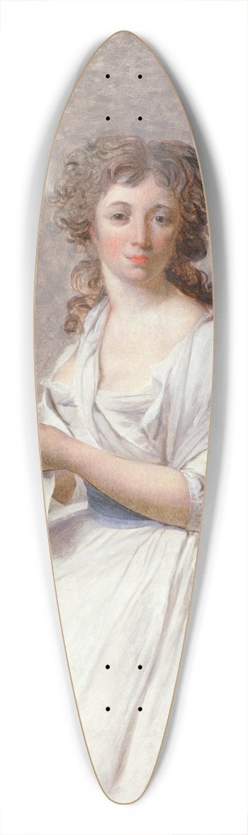 Jacques Louis David - Madame de Pastoret and Her Son 39.3 inch art pintail longboard deck