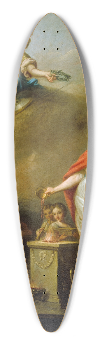 Jacques Wilbaut - Allgorie de la Rvolution de 1789 39.3 inch art pintail longboard deck