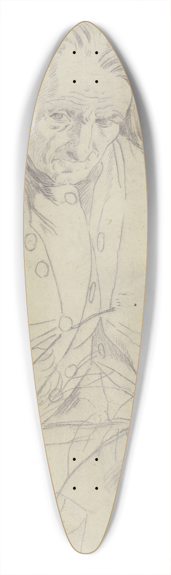 Jakob Becker - Old farmer 39.3 inch art pintail longboard deck