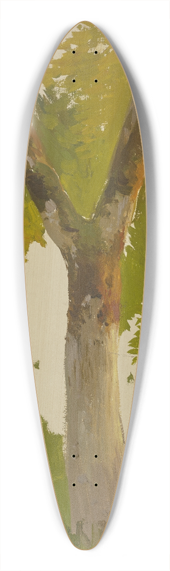 Jakob Becker - Tree 39.3 inch art pintail longboard deck