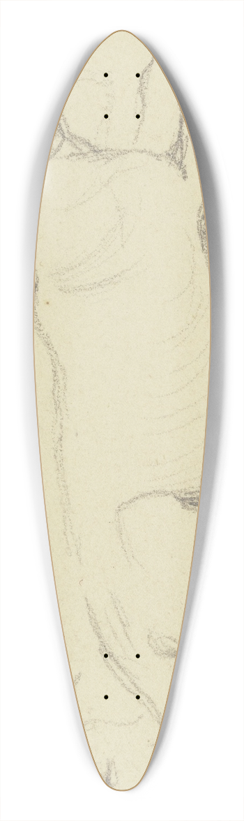 Jakob Becker - Two dogs 39.3 inch art pintail longboard deck