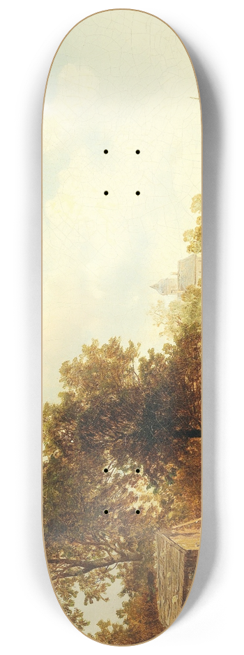 Josef Thoma - Blick auf Frauenchiemsee 8.25 inch art skate deck